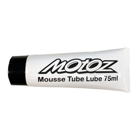 MOUSSE LUBE THE OFFICIAL LUBE TO MAKE MOUNTING YOUR NEW MOTOZ MOUSSE AS EASY AS POSSIBLE.