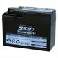 MOTORCYCLE BATTERY SSB HIGH PERFORMANCE AGM 12V