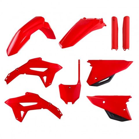 PLASTICS KIT RTECH 7 PIECE INCLUDES AIRBOX COVERS & FORK PROTECTORS CRF250R 2022 CRF450R 21-22 RED
