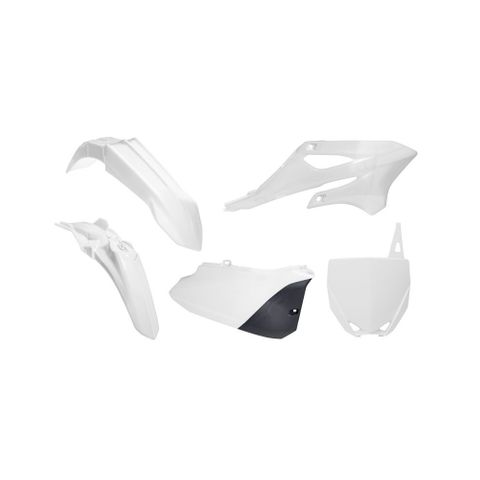 PLASTIC KIT RTECH FRONT &REAR FENDERS SIDEPANELS &RADIATOR SHROUDS &FRONT NUMBERPLATE YAMAHA YZ85