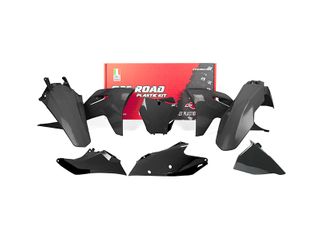 PLASTICS KIT RTECH 6 PIECE BLACK GAS GAS EX250F EX300 EX350F EX450F MC125 MC250F MC350F MC450F 21-23