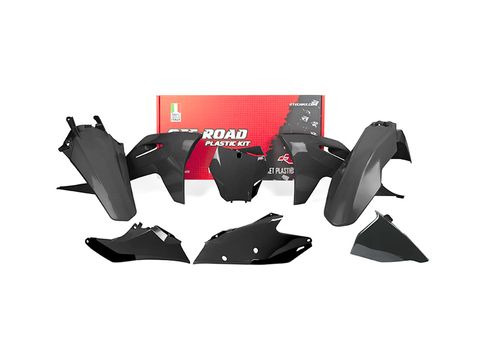 PLASTICS KIT RTECH 6 PIECE BLACK GAS GAS EX250F EX300 EX350F EX450F MC125 MC250F MC350F MC450F 21-23