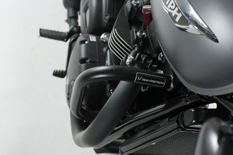 CRASH BAR SPORTS A PIPE DIAMETER OF 27MM PROTECTS FAIRING AND OTHER MOTORCYCLE COMPONENTS