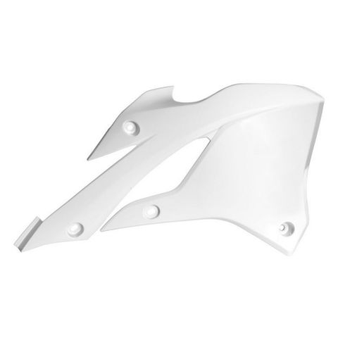 RADIATOR SHROUDS  RTECH KX85 KX100 22-24 WHITE