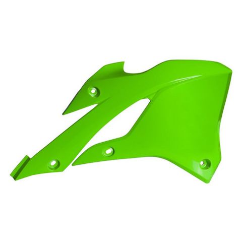 RADIATOR SHROUDS RTECH GREEN KAWASAKI KX85 KX112 22-ON