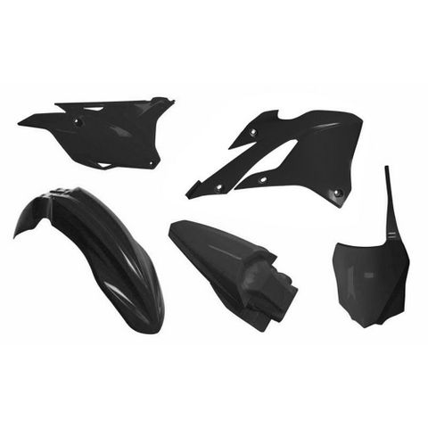 PLASTICS KIT RTECH 5 PIECE BLACK KAWASAKI KX85 22-ON KX112 22-ON