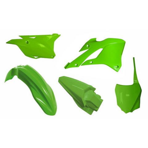 PLASTICS KIT RTECH 5 PIECE GREEN KAWASAKI KX85 22-ON KX112 22-ON