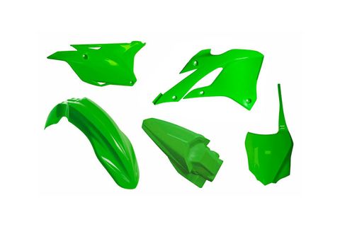 PLASTICS KIT RTECH 5 PIECE GREEN KAWASAKI KX85 22-ON KX112 22-ON