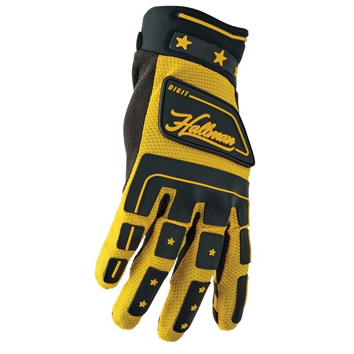 THOR HALLMAN GLOVE DIGIT BLACK/YELLOW