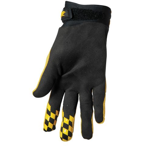 THOR HALLMAN GLOVE DIGIT BLACK/YELLOW