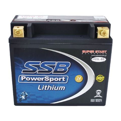 MOTORCYCLE AND POWERSPORTS BATTERY LITHIUM ION 12V 700CCA BY SSB LIGHTWEIGHT LITHIUM ION PHOSPHATE