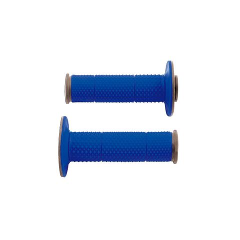 HANDLEBAR GRIPS RTECH EXTRA SOFT FULL DIAMOND BLUE