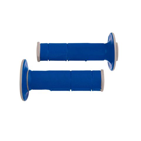 HANDLEBAR GRIPS RTECH SOFT GRIPS DUAL COMPOUND BLUE