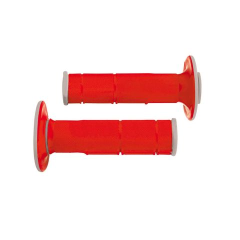 HANDLEBAR GRIPS RTECH SOFT GRIPS DUAL COMPOUND RED