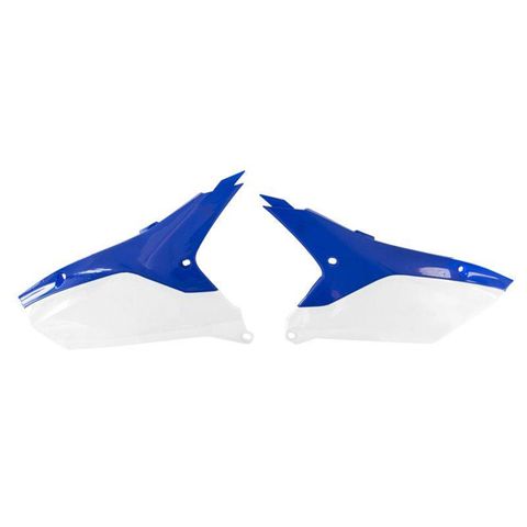 SIDE PANELS RTECH MADE IN ITALY YAMAHA YZ450F 2023 BLUE WHITE