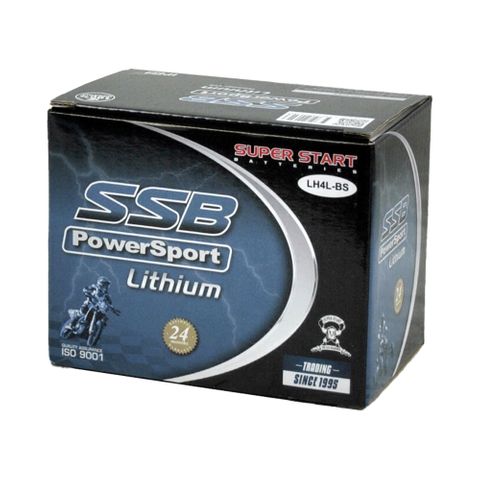MOTORCYCLE AND POWERSPORTS BATTERY 12V 120CCA SSB HIGH PERFORMANCE LITHIUM ION