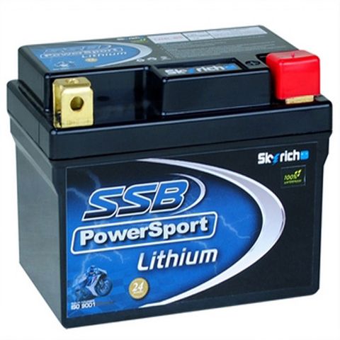 MOTORCYCLE AND POWERSPORTS BATTERY 12V 120CCA SSB HIGH PERFORMANCE LITHIUM ION