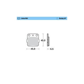 BRAKE PADS MOTO MASTER RACING GP FRONT AND REAR HONDA KTM HUSQVARNA SUZUKI YAMAHA