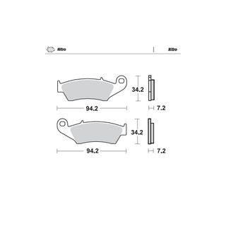 BRAKE PADS FRONT MOTO MASTER NITRO APRILIA BETA GAS GAS HONDA KAWASAKI SUZUKI YAMAHA