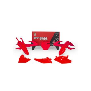 PLASTICS KIT RTECH 6 PIECE RED GAS GAS MC85 21-ON