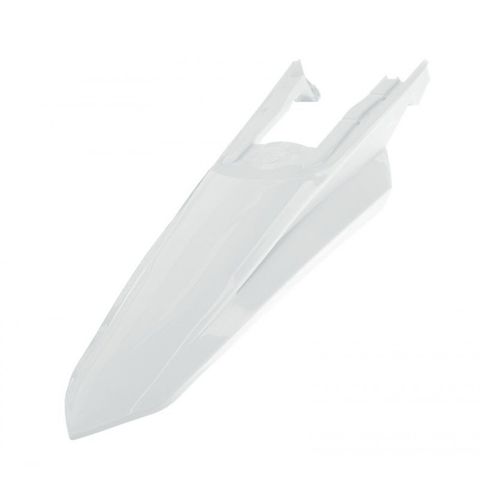 REAR FENDER RTECH WHITE KTM SX SX-F XC XC-F