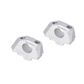 HANDLEBAR BAR RISER SW MOTECH 28MM HANDLEBARS SILVER BENELLI HONDA KTM SUZUKI TRIUMPH YAMAHA
