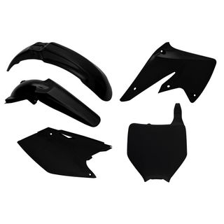 PLASTICS KIT RTECH 5 PIECE BLACK KAWASAKI KX250F 04-05