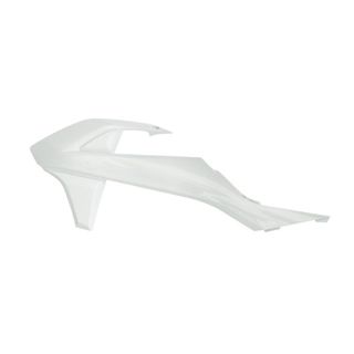 RADIATOR SHROUDS RTECH WHITE GAS GAS MCE3 23-ON MCE5 21-ON MC50 21-ON KTM 50 SX 16-ON SX-E 5 20-ON