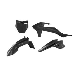 PLASTICS KIT RTECH 4 PIECE BLACK GAS GAS MC50 MC-E-3 MC-E-5 KTM 50SX SX-E-3 SX-E-5