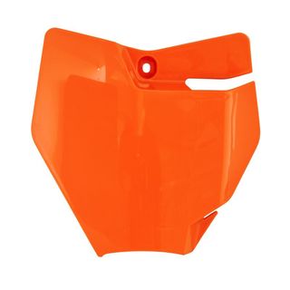 NUMBER PLATE RTECH ORANGE KTM 50 SX 16-ON SX-E 20-ON