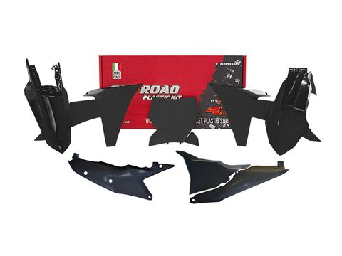 PLASTICS KIT RTECH 6 PIECE BLACK KTM SX SX-F XC XC-F
