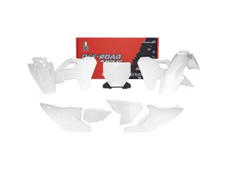 PLASTICS KIT RTECH 7 PIECE WHITE HUSQVARNA TC FC FS FX TX