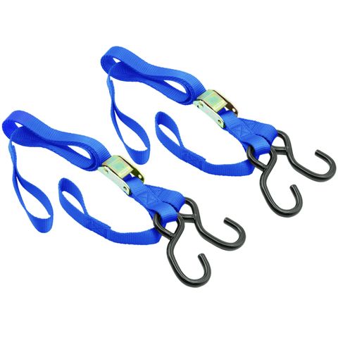 CLASSIC TIEDOWN PSYCHIC INTEGRATED SOFT HOOK 2,500LBS  RATED ASSEMBLY STRENGTH BLUE