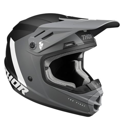 THOR SECTOR YOUTH HELMET CHEV GREY BLACK