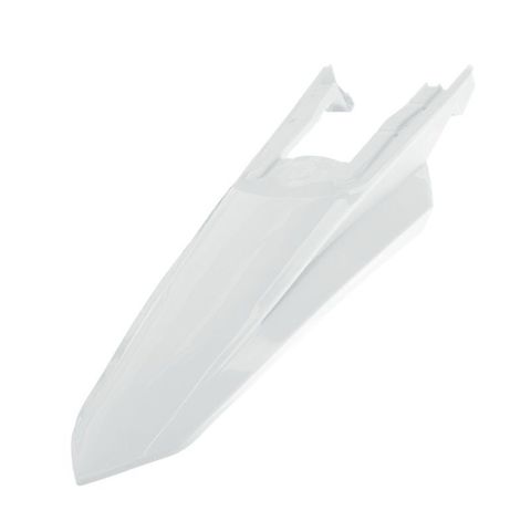 REAR FENDER RTECH WHITE KTM EXC XC-W XCF-W EXC-F