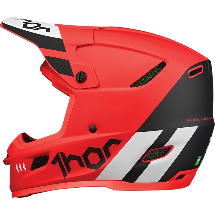 THOR REFLEX CUBE HELMET RD/BK