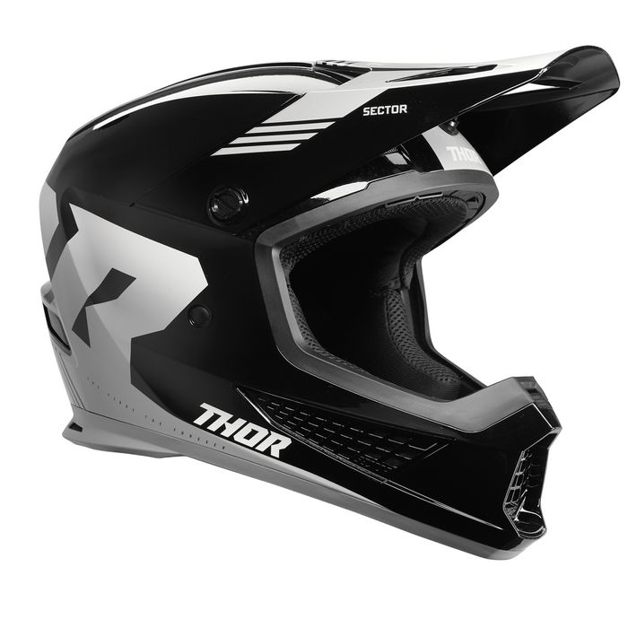 THOR SECTOR 2 CARV HELMET BK/WH