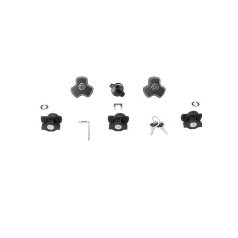 HARD CASE LOCK SET SW MOTECH 3 LOCKS 1 TRAX LOCK SET 2 ANTI THEFT DEVICES