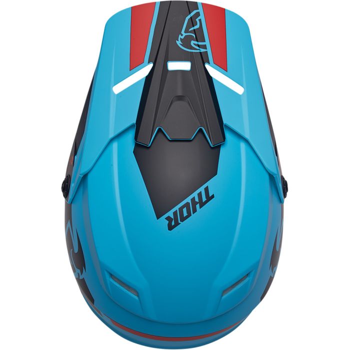 THOR SECTOR SPLIT YOUTH HELMET BLUE BLACK