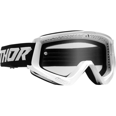 GOGGLES S24 THOR MX COMBAT RACER WHITE/BLACK