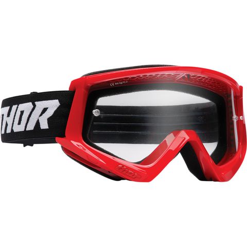 GOGGLES S25 THOR MX COMBAT RACER RED/BLACK