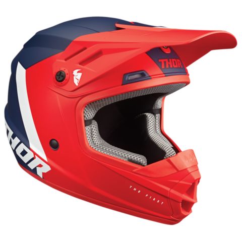 THOR SECTOR YOUTH HELMET CHEV RED BLK