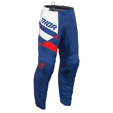 THOR SECTOR CHECKER PANTS YOUTH NAVY/RED