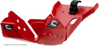 SKID PLATE CROSSPRO EC DTC ENDURO PLASTIC CRF450R 09-16 RED