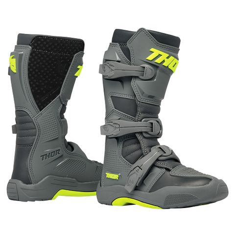 THOR BLITZ XR BOOTS YOUTH GY/CH