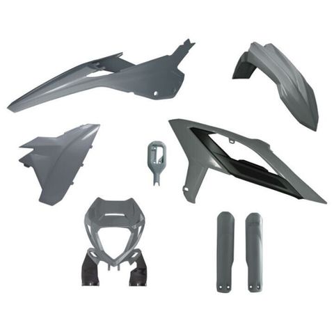 PLASTICS KIT RTECH BETA 2023 6 PIECE KIT QUANTUM GREY