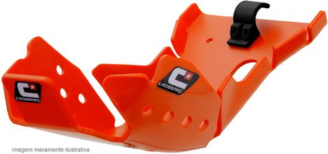 SKID PLATE CROSSPRO EC DTC ENDURO PLASTIC KTM 250EXC TPI 250SX 250XC 300EXC TPI 2020 ORANGE