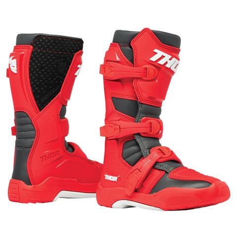 THOR BLITZ XR BOOTS YOUTH RD/CH