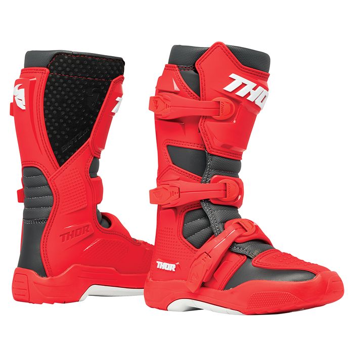 THOR BLITZ XR BOOTS YOUTH RD/CH