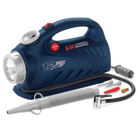 CAMPBELL HAUSFELD INFLATOR 12V WITH LIGHT 150PSI NOZZLE